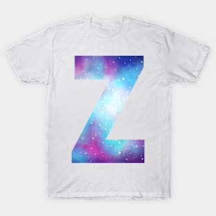 Letter Z galaxy T-Shirt